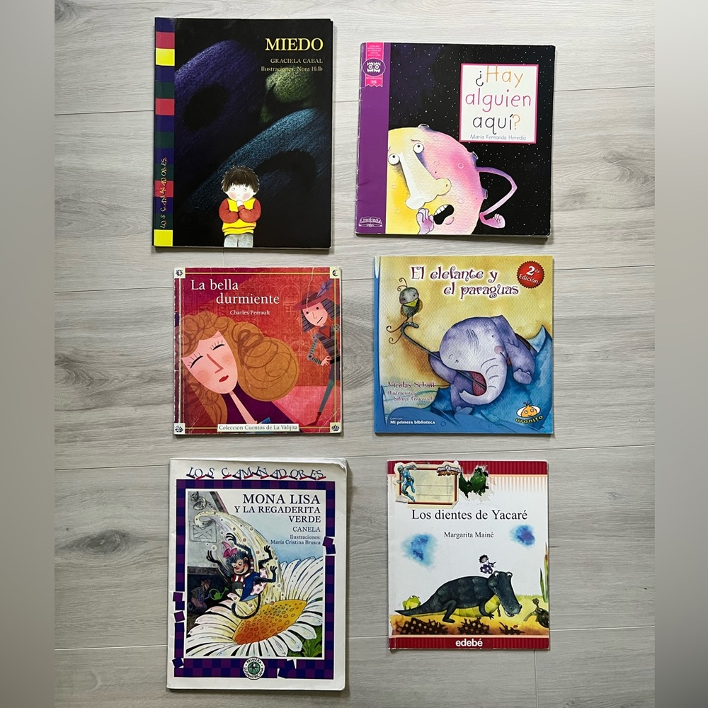 Spanish books for children.Libros en español para niños